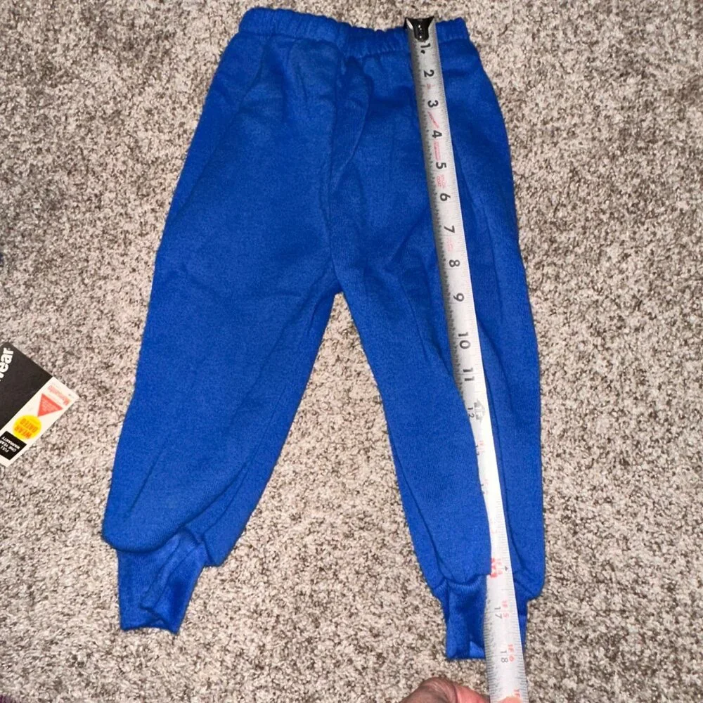 NWT Vintage Teddy Bears Actionwear Sweatsuit Set sz 2 2T 24 months BLUE FLOWERS